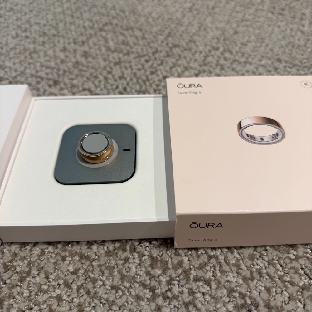 Oura Ring 4 Rose Gold (Boxed) size 6 - Picture 4 of 4